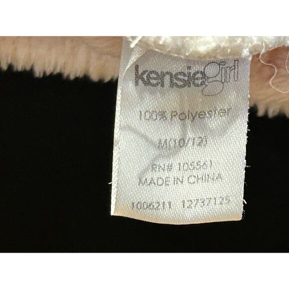 Kensie Girl size 10/12 Unicorn Pom Pom Bathrobe - Picture 4 of 4